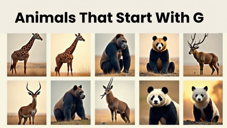 40 Animals That Start With G (With Pictures & Facts).