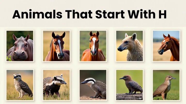 40 Animals That Start With H (With Pictures & Facts)